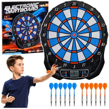 slomart Elektronska pikado meta Lean Toys, 25 iger, 176 variantov