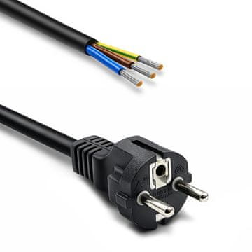 slomart Qoltec 545981 napajalni kabel SCHUKO CEE 7/7, 1.8m