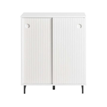 SoBuy Omara, 70x37x87 cm, bela in črna