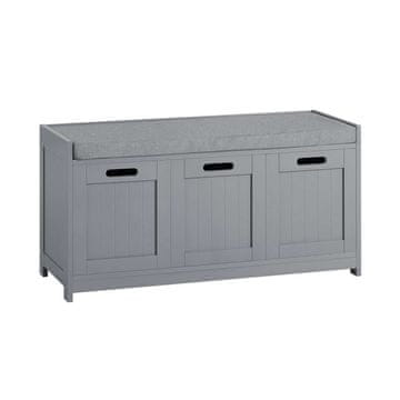 SoBuy Klop za čevlje, 90x35x45 cm, s shrambo