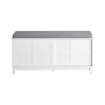 SoBuy Klop za čevlje, 114x40x53 cm, bela