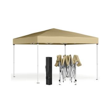 Songmics Paviljon 3x3x2.6 m bež, material: jeklo