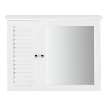 SoBuy Stenska omarica, 65x15x49 cm, bela