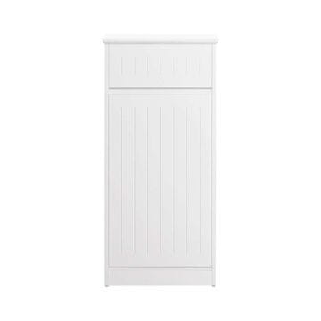 SoBuy Omarica za perilo, 40x39x86 cm, bela