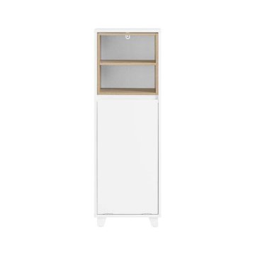 SoBuy Kopalniška omarica, 35x30x105 cm, bela