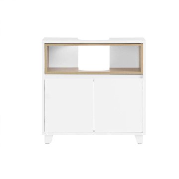 SoBuy Kopalniška omarica, 60x30x61 cm, bela