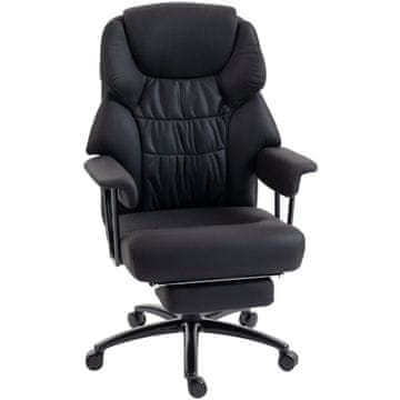 Homestar Pisarniški stol 3D masaža z gnetenjem, 72x77x114,5-122,5 cm, črna
