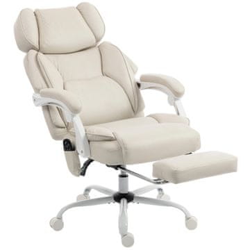 Homestar Pisarniški stol z visokim naslonom 70x75,5x114,5 cm krem