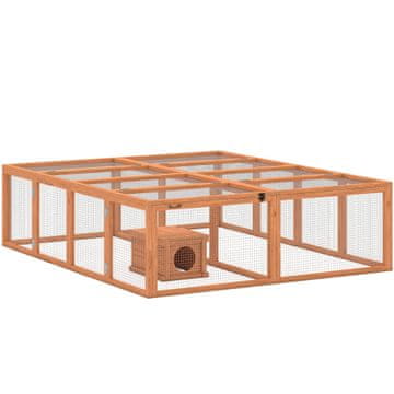 Homestar Zajčja hišica 180,4x150x48 cm oranžna