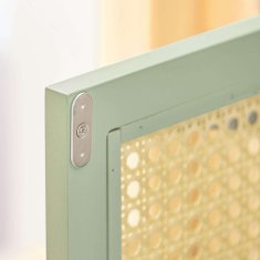 SoBuy Vitrina, kotna omarica za shranjevanje, 70x34x90 cm