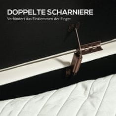 Homestar Shranjevalna klop 108x44x43,5 cm kremno bela