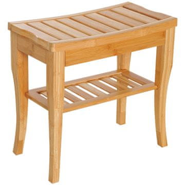 Homestar Tuš stol 47,5x26x44,5 cm naravni