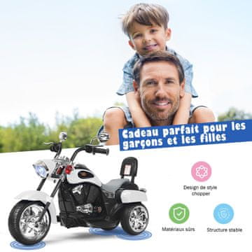Costway Otroški električni chopper motor 3 km/h