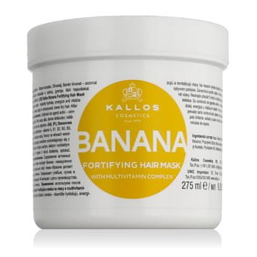 Kallos Banana krepilna maska za suhe in poškodovane lase