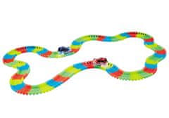 Alltoys EPEE Sijoča steza v temi + avto z lučkami LED