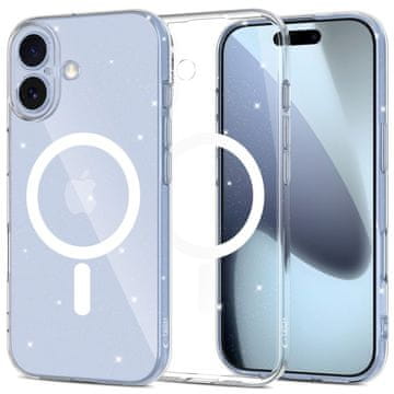 Tech-protect Zaščitni ovitek FlexAir MagSafe za iPhone 17 - prozoren in bleščeč