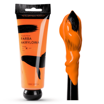ORANŽNA UMETNIŠKA AKRILNA BARVA 120 ml VELIKE STVARI ZA KITE