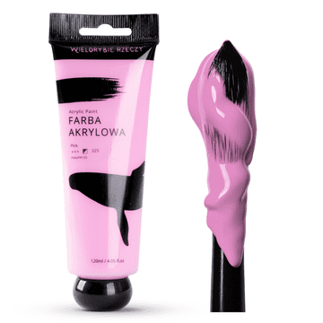 UMETNIŠKA AKRILNA BARVA ROZA 120 ml SLIKA KITA V TUBI