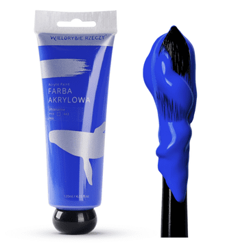 ULTRAMARINSKA UMETNIŠKA AKRILNA BARVA 120 ml WHALE THINGS V TUBI