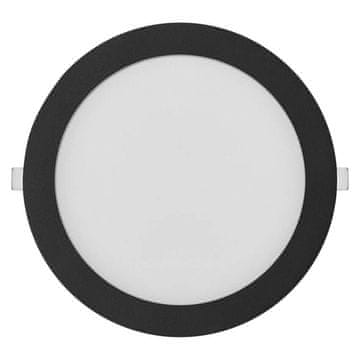 Emos LED panel NEXXO, vgradni, okrogli, črn, 18W, nastavljiva CCT
