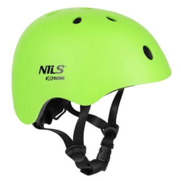 Northix Čelada za drsanje zelena XS 48 52 cm In Mold tehnologija