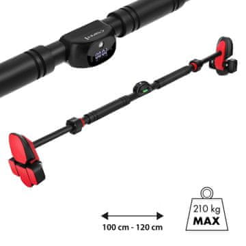 Northix Drog za vratne zgibe 100 200 cm štirikratna opora