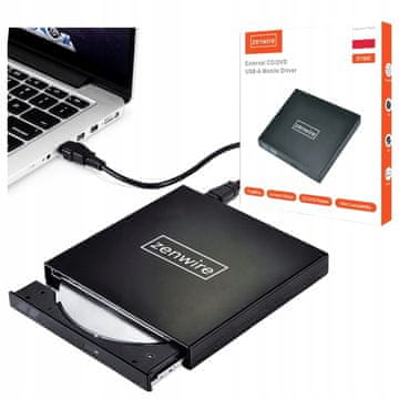 ZENWIRE PRENOSNI ZUNANJI POGON CD-R/DVD-RW/ROM PREDVAJALNIK IN SNEMALNIK CD-JEV SY886