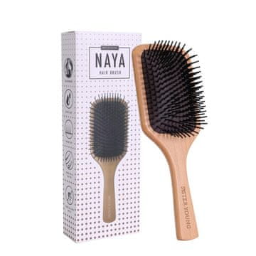 Ist Naya Hair Brush lesena krtača za razvozlavanje las WHD6001