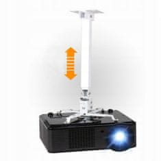 ZENWIRE 4-v-1 nosilec za projektor, stropni/stenski, do 25 kg