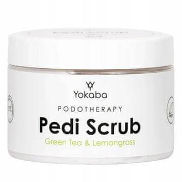 Yokoba piling za pedikuro z zelenim čajem za glajenje stopal 300 g