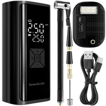 Northix Električna zračna črpalka, kompresor, 150 PSI, 6000 mAh prenosna baterija