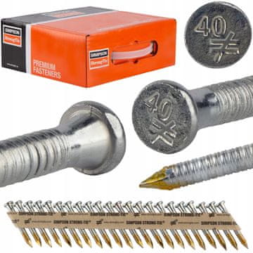 MPS Tesarski žeblji CNA 4,0x40mm na traku (1500)