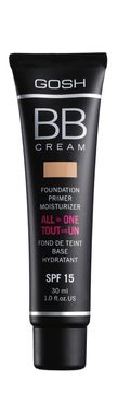 Gosh BB KREMA SPF15 BB krema podlaga za korektor - 03 TOPLA BEŽ 30 ml