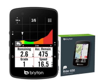 Bryton Rider 650 E kolesarski računalnik USB-C