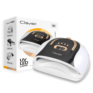 Clavier Q4 UV/LED 256W manikirna svetilka - BELA IN ČRNA