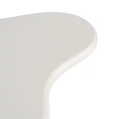 BE PASCAL Klubska mizica 60 cm bela moderna