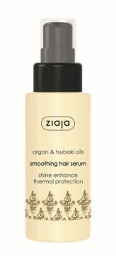 Ziaja Blažilni serum za suhe in poškodovane lase Arganovo olje in olje Tsubaki 50 ml