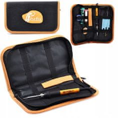 Rosfix Orange Husky 2v1 ProKit - Spajkalna postaja na vroč zrak + konica | 660 W | LCD | 100–480 °C | Komplet 16 v 1 | Ohišje | Vodnik | Precizno SMD spajkanje