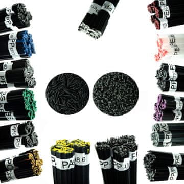 Rosfix Komplet varilnih strojev Prowelder Ultra : Celoten komplet dodatnih materialov za varjenje plastike (15 vrst po 1500 g)