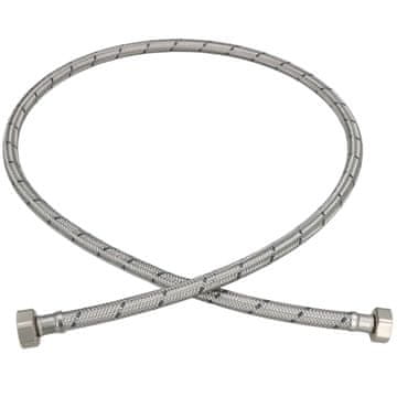 Fleksibilen priključek iz nerjavečega jekla 1/2” za pipe 120 CM