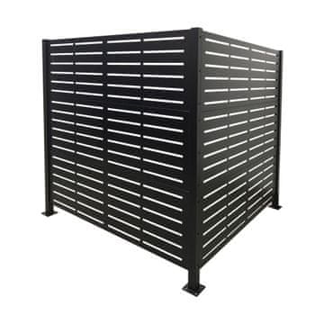 Northix Zaščitna pregrada za smetnjak, 120 cm, modularna zasnova