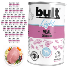 BULT LIGHT mokra hrana za pse Konzerva s teletino 36 x 400 g Lahko prebavljiva