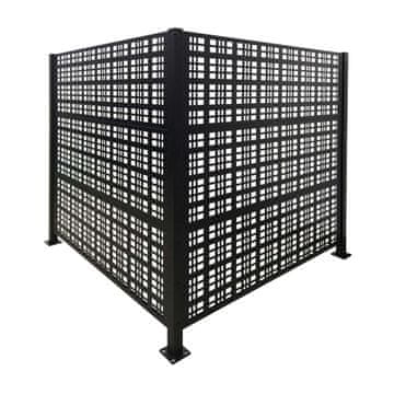 Northix Pokrov za koš za smeti, 120 cm, modularna zaščitna pregrada