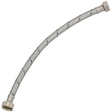 Fleksibilen priključek iz nerjavečega jekla 3/8” 1/2” za pipe 40 CM