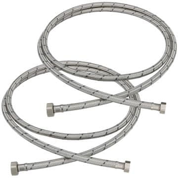 Fleksibilen priključek 3/8” 1/2” za pipe 200 CM komplet 2 kosov