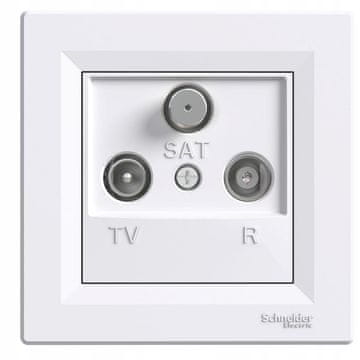 Schneider Electric ASFORA BELA RTV-SAT KONČNA VTIČNICA 1DB VZMETNI KONČKI EPH3500121