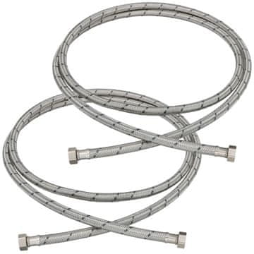Fleksibilni priključek 3/8” za pipe, fitingi 200 CM, komplet 2 kosov