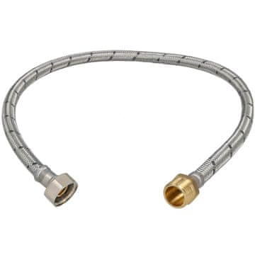 Fleksibilen priključek 1/2” ženski-moški za pipe in fitinge 60 CM