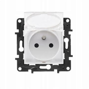 LEGRAND NILOE STEP BEL MODUL 1X VTIČNICA Z/Z LOPUTO IP44 Z ROLETAMI 863136