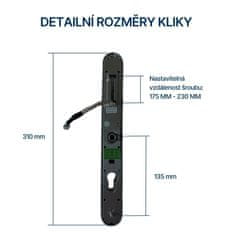 BOT Pametna klika Tuya H1, črna, 92 mm